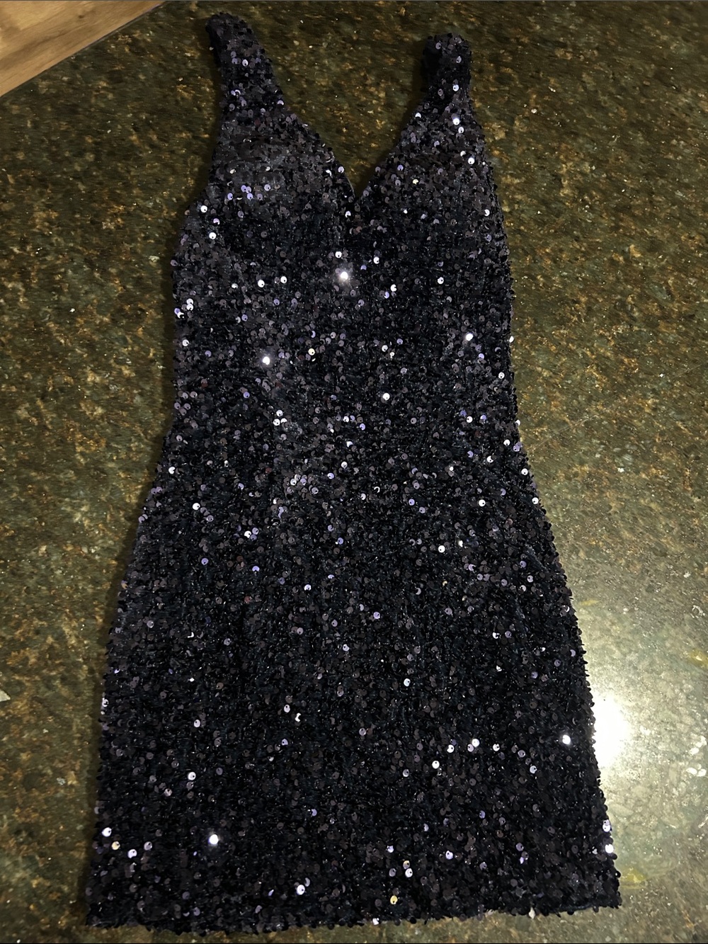 Vnaix bridals sequined bodycon mini dress